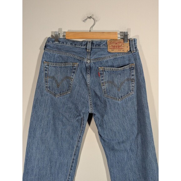 Levi's 501 XX Men's Straight Leg Button Fly Classic Jeans Sz 32 Vintage Western - Picture 8 of 11
